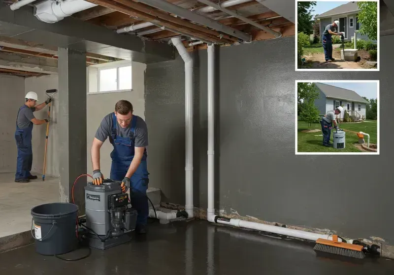 Basement Waterproofing and Flood Prevention process in Bermuda Run, NC